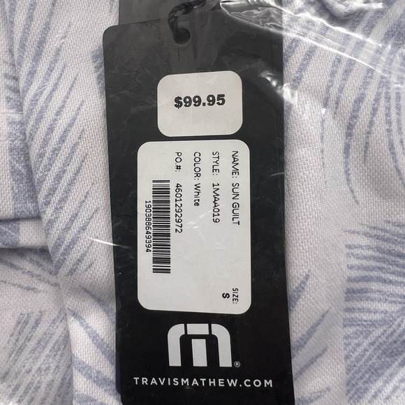 Travis Mathew Polo Shirt Mens Small Multicolor Sun Guilt Hawaiian Golf‎ Casual - Picture 6 of 6